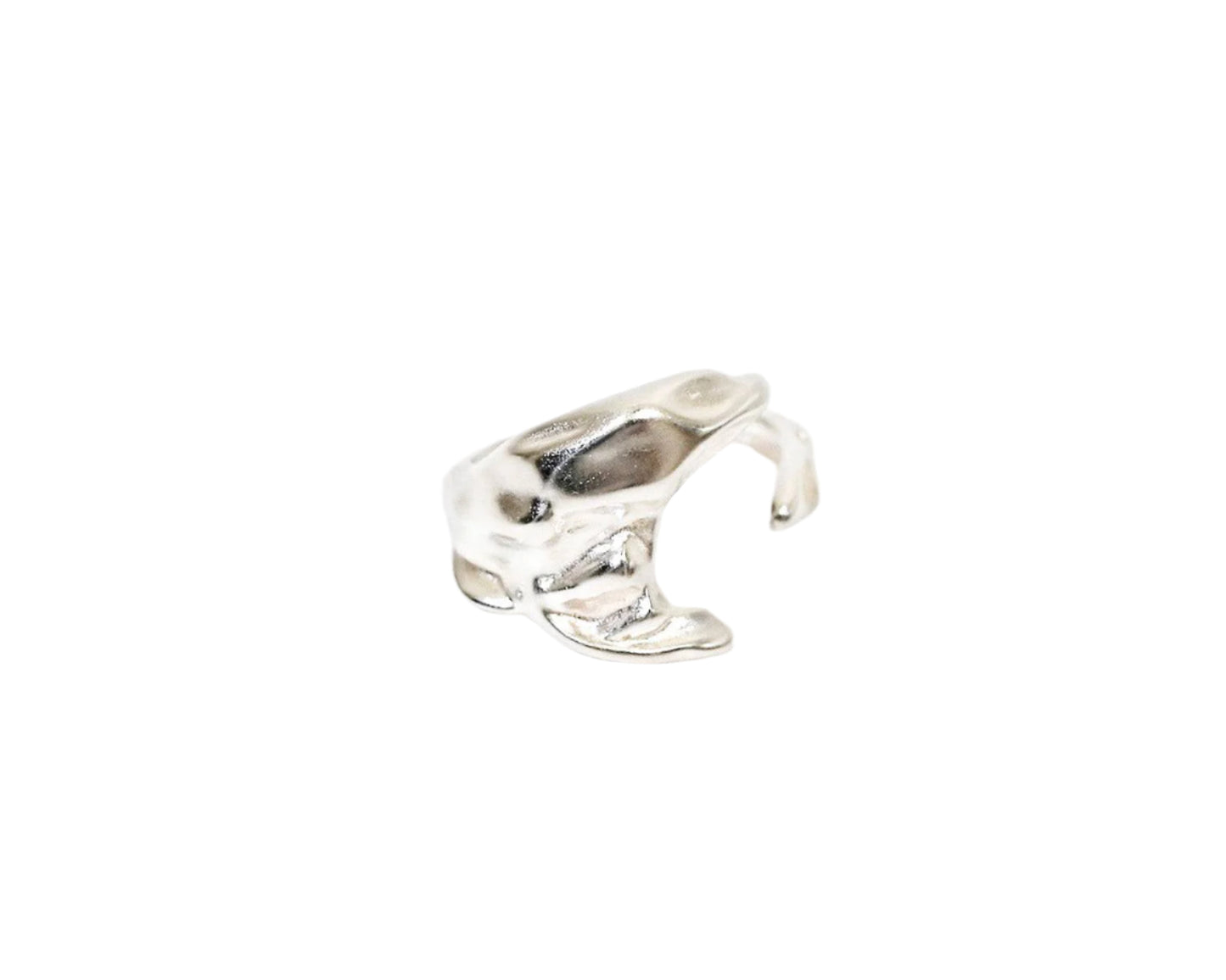 Sterling Silver Whale Tail Ring