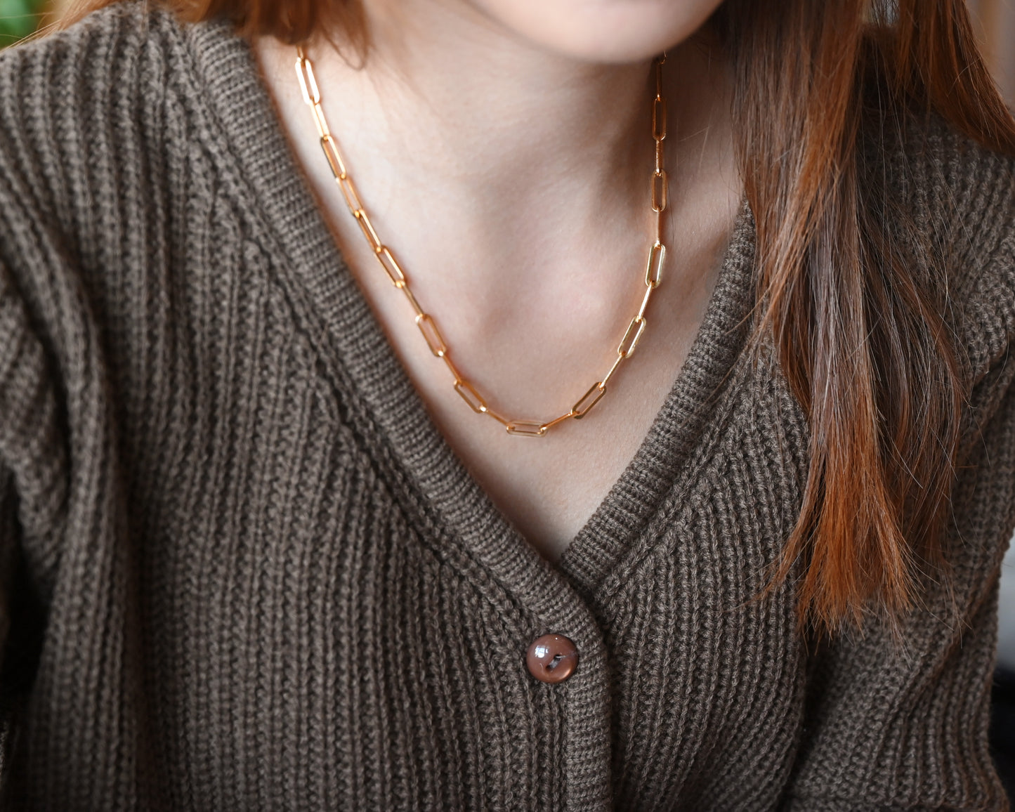 Paperclip Chain Necklace