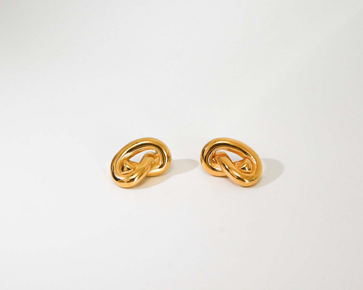 Gold Knot Earrings