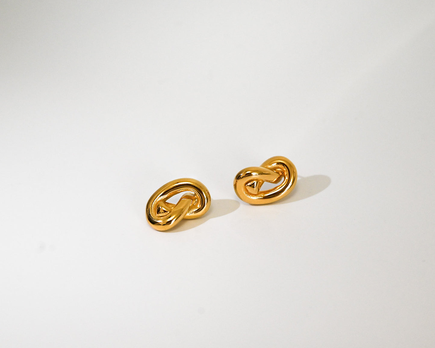 Gold Knot Earrings