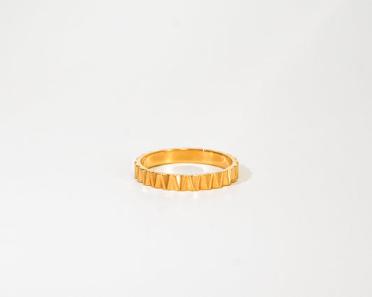 Textured Band Ring