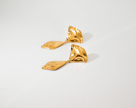 Irregular Geometric Drop Earrings