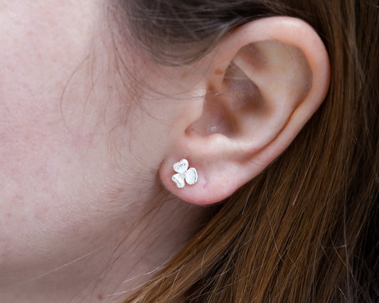 Dainty Petal Stud Earrings