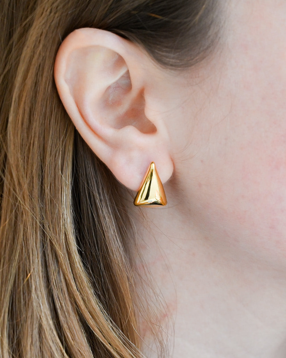 Triangular Stud Earrings