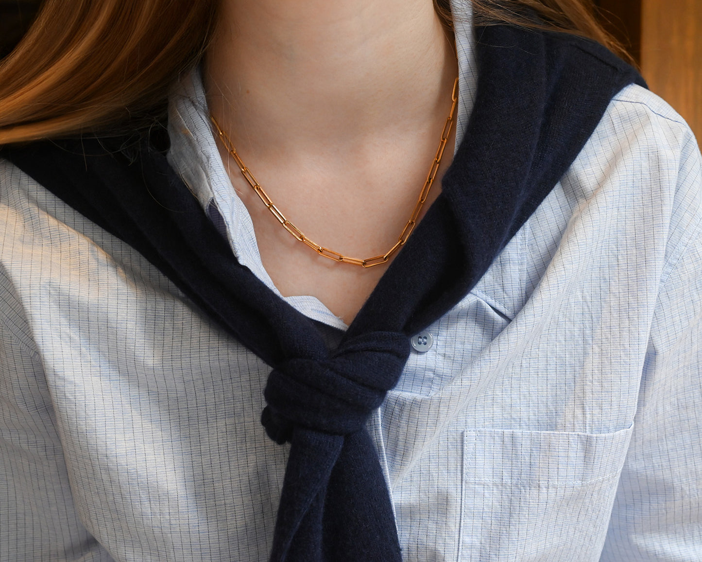 Paperclip Chain Necklace