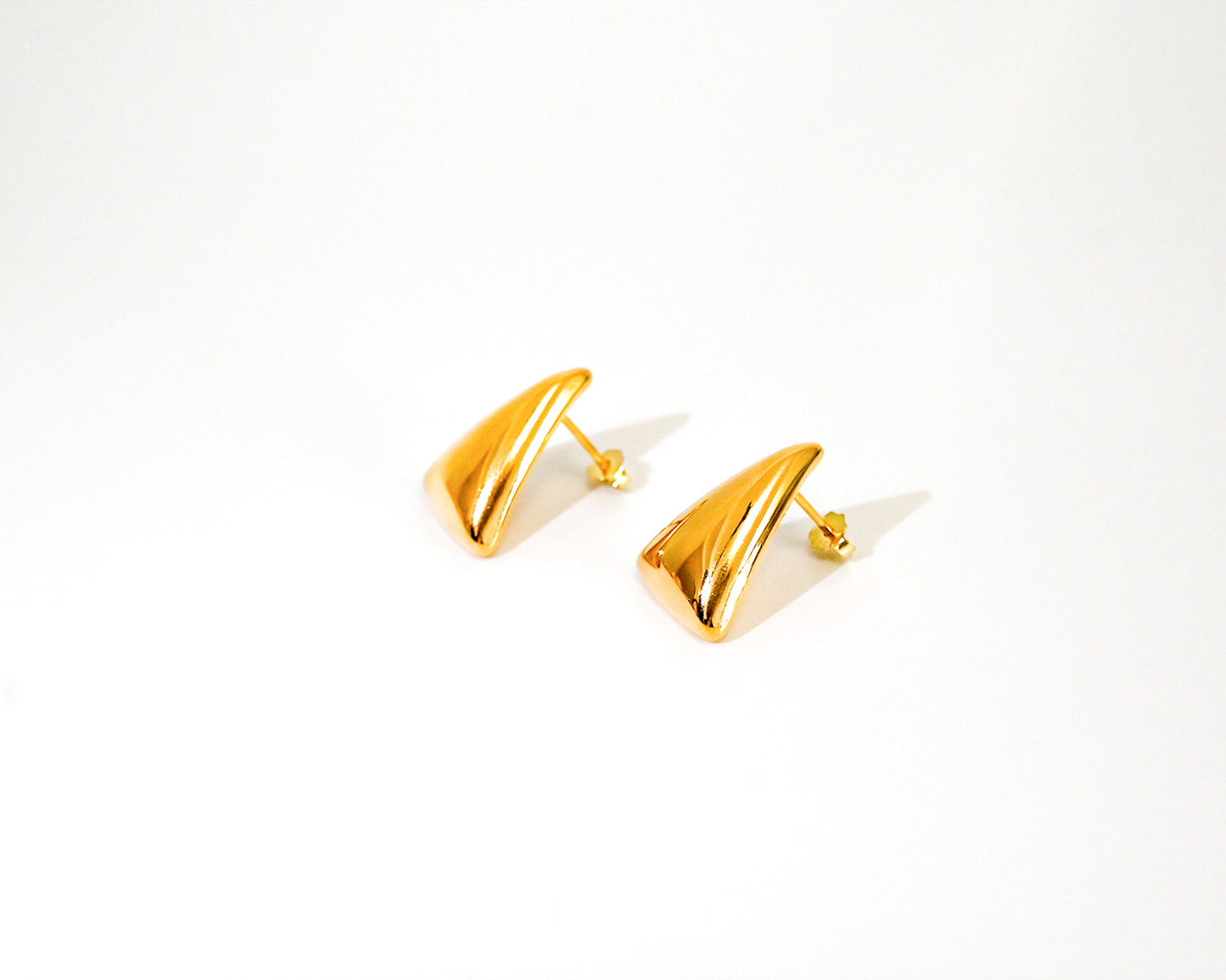 Triangular Stud Earrings